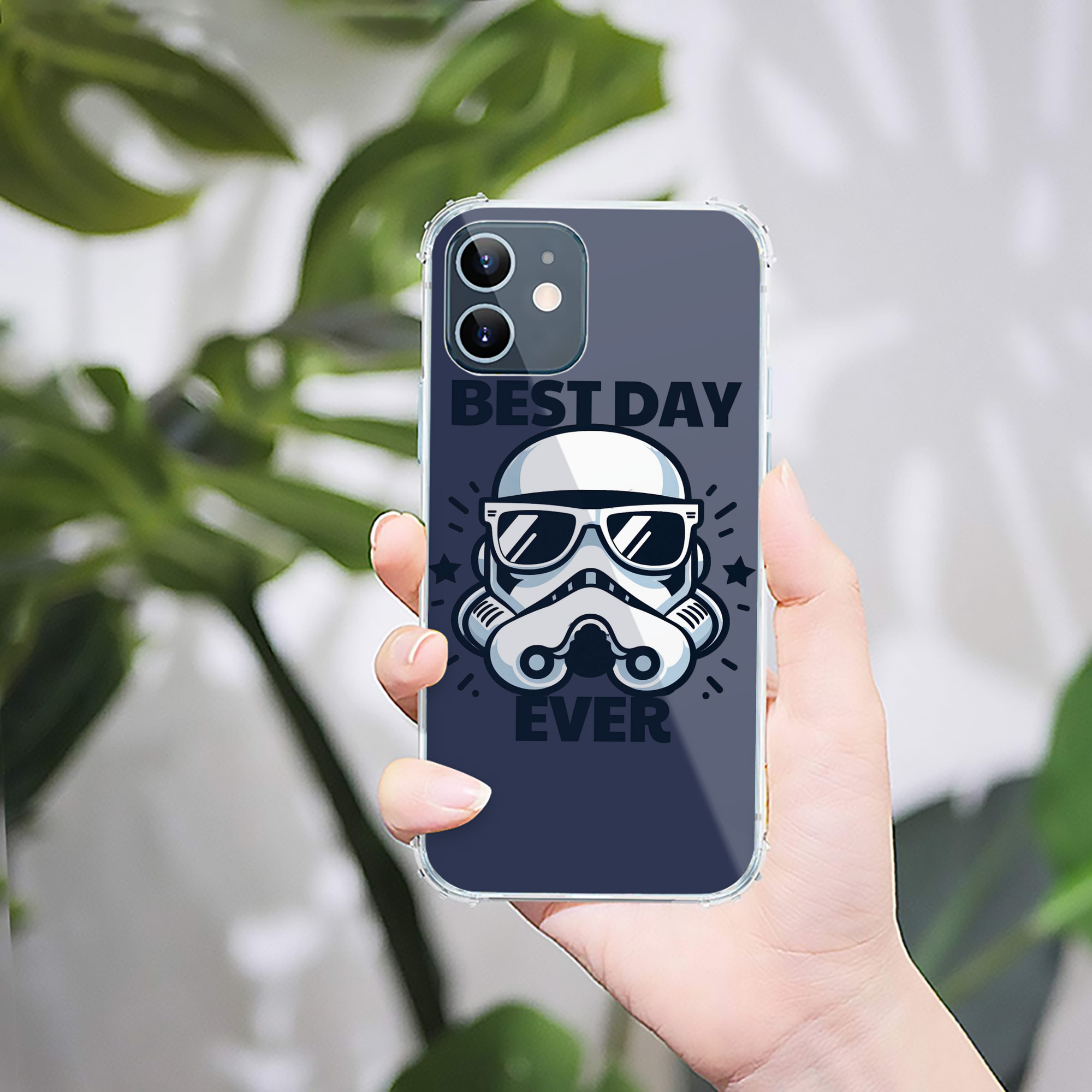（画像用） スター・ウォーズ Star Wars 【iPhone 12シリーズ対応】透明スマホケース（クリアソフトケース）